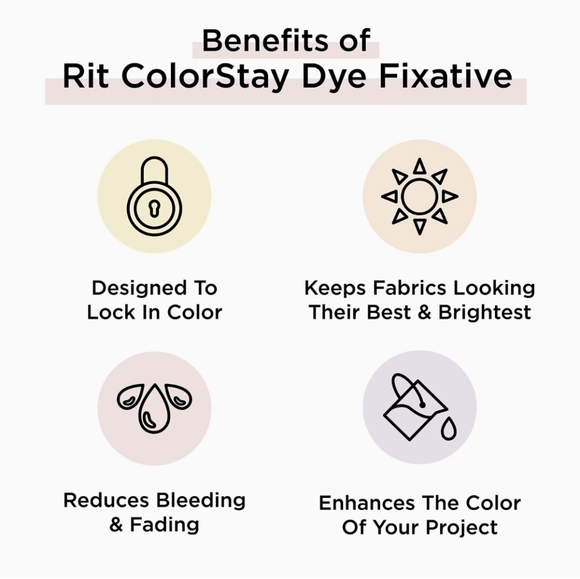 NEW Rit Dye RIT COLORSTAY, 8 fl oz, Clear Laundry treatment & Dyeing aid - Picture 6 of 8